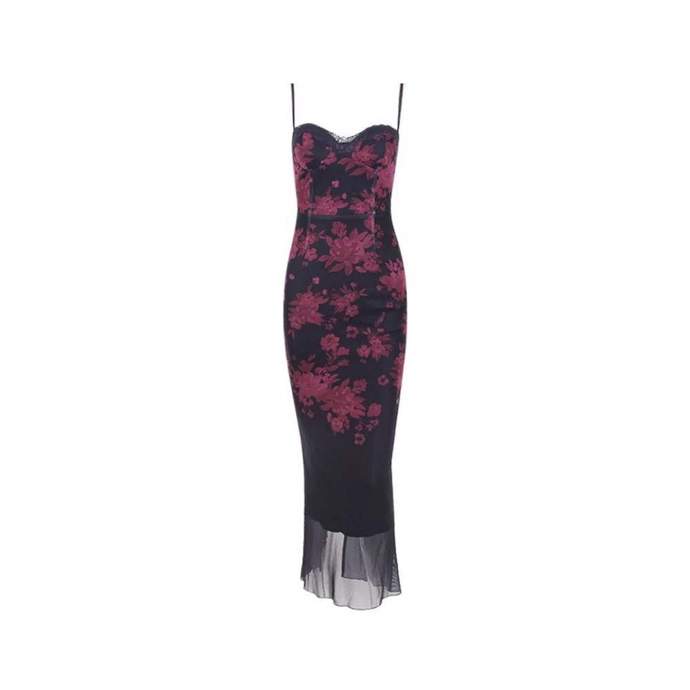 SOLD - House of CB inspired back lace up dress